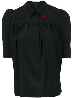 heart pin blouse Marc Jacobs