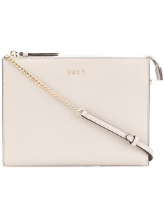 Flat top zip crossbody bag DKNY