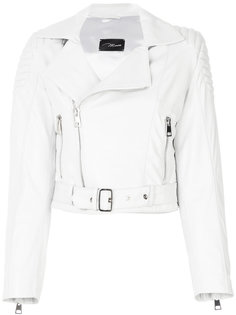 cropped leather jacket Manokhi