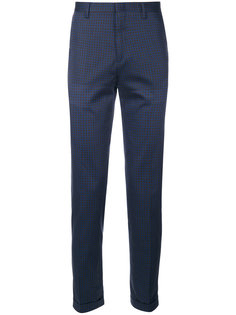 tile print tailored trousers Paul Smith