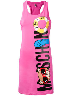 пляжное платье swim bear Moschino