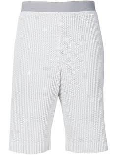 шорты с вышивкой  Homme Plissé Issey Miyake