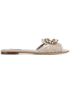 Bianca flat sandals Dolce & Gabbana