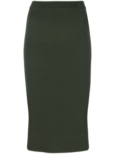 ribbed stretch-viscose pencil skirt Michael Michael Kors