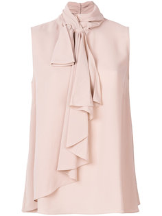 ruffled sleeveless blouse Alexander McQueen