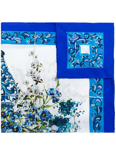 Majolica print scarf Dolce &amp; Gabbana