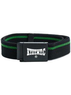 woven logo plaque belt  KTZ