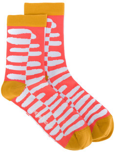 printed socks Henrik Vibskov