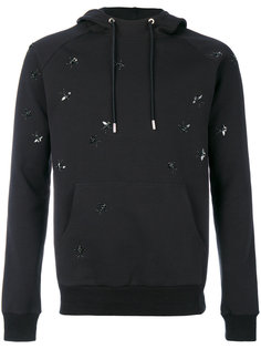 embroidered flies hoodie Dior Homme
