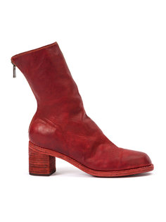 rear zip ankle boots Guidi