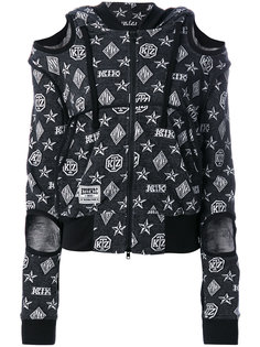 logo embroidered hooded sweater KTZ