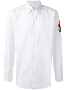 rose embroidered shirt Moschino Vintage