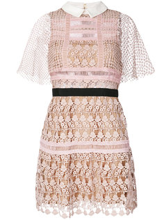 floral embroidery dress Self-Portrait