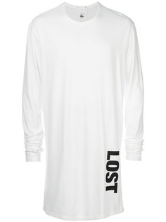 lost print oversized T-shirt Lost &amp; Found Rooms
