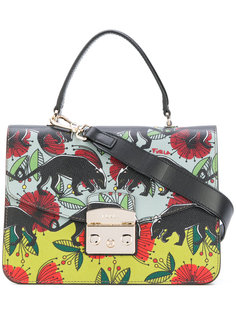 jaguar print shoulder bag Furla