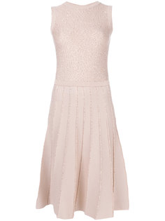 knit sparkly dress Oscar de la Renta