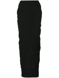 узкая юбка-макси  Rick Owens