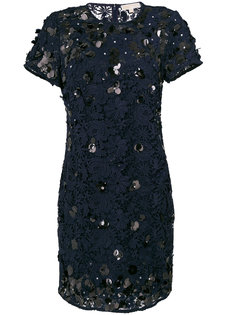 sequin applique lace shift dress Michael Michael Kors