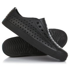 Кеды кроссовки низкие Native Jefferson Jiffy Black/Jiffy Black