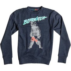 Толстовка классическая детская Quiksilver Crew Bear B Otlr Navy Blazer Heather