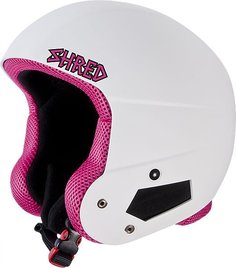Шлем для сноуборда женский Shred Brain Bucket White/Pink