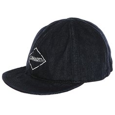 Бейсболка с прямым козырьком Carhartt WIP i022632 Blue Rinsed