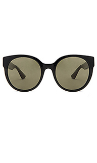 Round-frame acetate sunglasses - Gucci