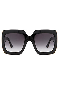 Oversize square-frame acetate sunglasses - Gucci