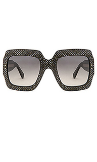 Oversize square-frame acetate sunglasses - Gucci