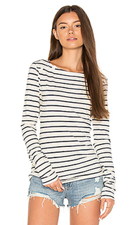 Navy cream stripe tee - Stateside