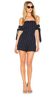 Tie sleeve off the shoulder romper - J.O.A.