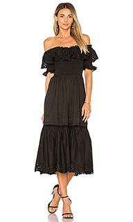 Off shoulder nouveau eyelet dress - Rebecca Taylor