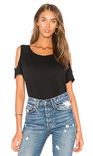 Light weight jersey cold shoulder tee - Bobi