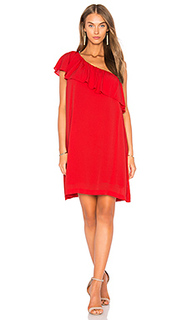 One shoulder ruffle edge dress - 1. STATE