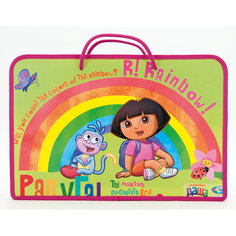 Centrum Папка А3 для тетрадей с ручками, пластиковая, на молнии "Даша-путешественница"