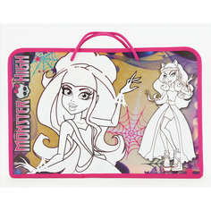 Centrum Папка А3 для тетрадей с ручками, пластиковая, на молнии "Monster High"