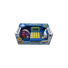 Касса с набором продуктов и аксессуарами, синяя, со свуком, Shantou Gepai