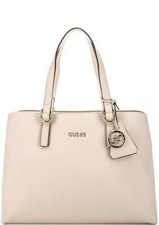 Бежевая сумка со съемным ремнем Guess