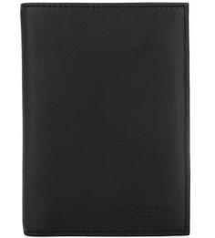 Черное портмоне из натуральной кожи Lancaster