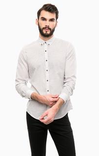 Хлопковая рубашка с длинными рукавами Tom Tailor Denim