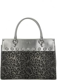 Сумка на молнии с животным принтом Cavalli Class