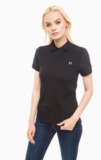 Однотонная футболка поло из хлопка Fred Perry