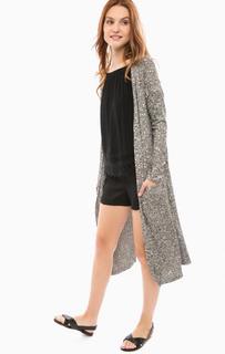 Удлиненный серый кардиган Vero Moda