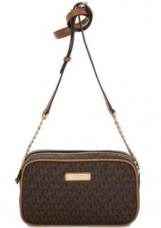 Сумка через плечо с монограммой бренда Michael Michael Kors
