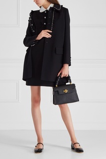 Кожаная сумка Click Miu Miu