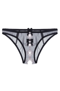 Французские трусики Lorna черные с розовым Agent Provocateur