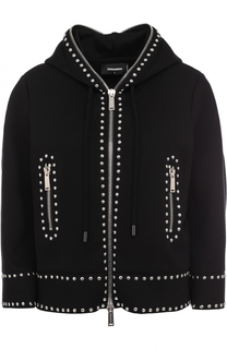 Кардиган с укороченным рукавом и металлизированной отделкой Dsquared2