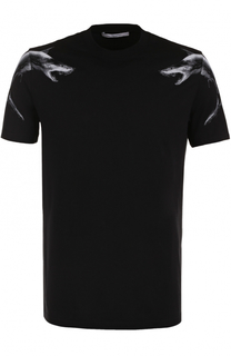 Хлопковая футболка с принтом Givenchy