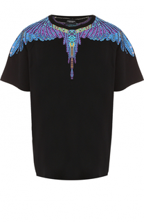 Футболка свободного кроя с вышивкой Marcelo Burlon