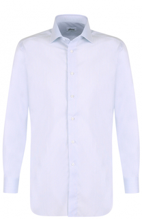 Хлопковая сорочка с воротником кент Brioni